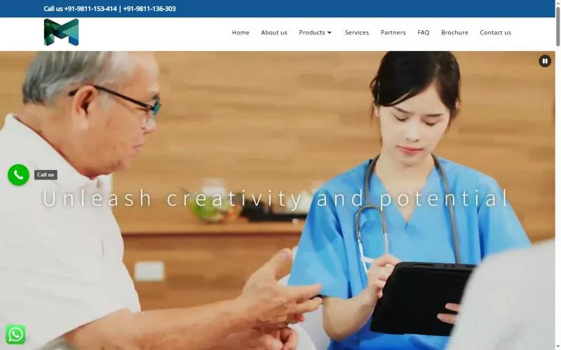 Microbase Equipments website, built by Seospidy