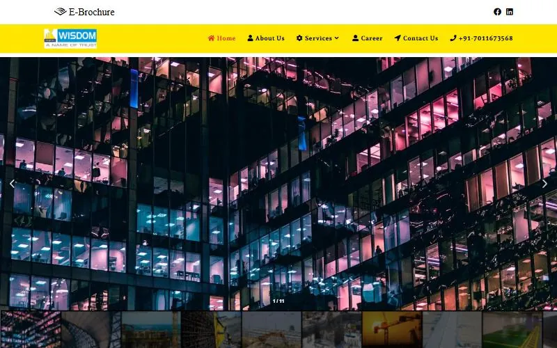 Wisdom Tech Seal website, built by Seospidy